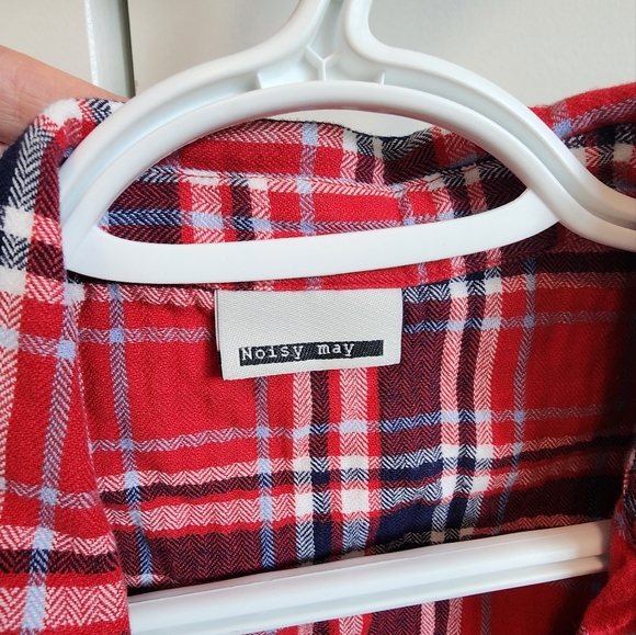 Plaid collared crop - Picture 3 of 5